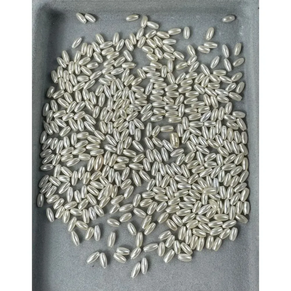Assorted Faux Pearl Beads of Various Shapes Sizes and Colors